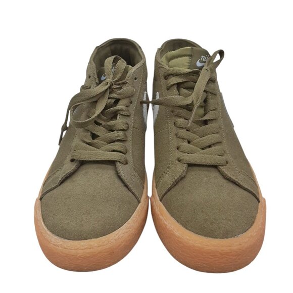 Nike Blazer Green Suede Chukka SZ 7